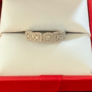 White Gold Diamond Band